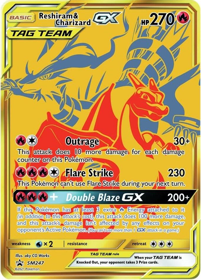 Reshiram & Charizard GX (SM247) [Sun & Moon: Black Star Promos]