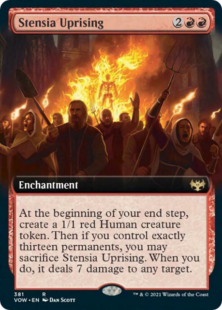 Stensia Uprising (Extended Art) [Innistrad: Crimson Vow]