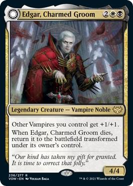 Edgar, Charmed Groom // Edgar Markov's Coffin [Innistrad: Crimson Vow]