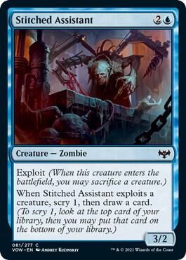 Stitched Assistant [Innistrad: Crimson Vow]