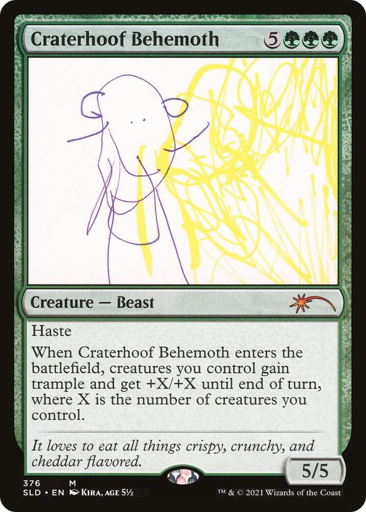 Craterhoof Behemoth (376) [Secret Lair Drop Series]