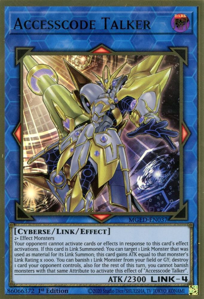 Accesscode Talker [MGED-EN037] Gold Rare