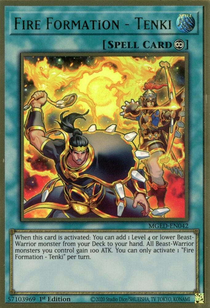 Fire Formation - Tenki [MGED-EN042] Gold Rare