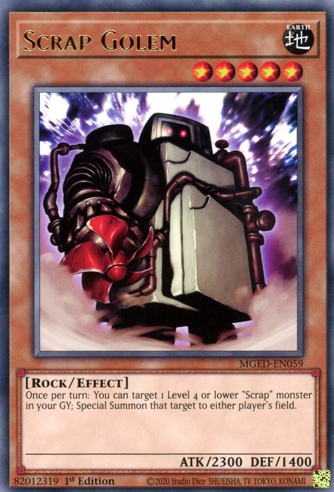 Scrap Golem [MGED-EN059] Rare