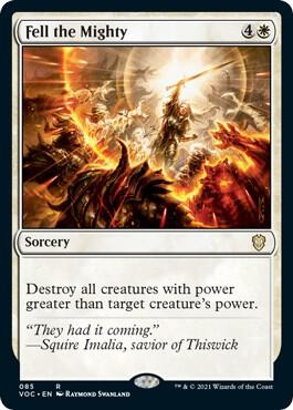 Fell the Mighty [Innistrad: Crimson Vow Commander]