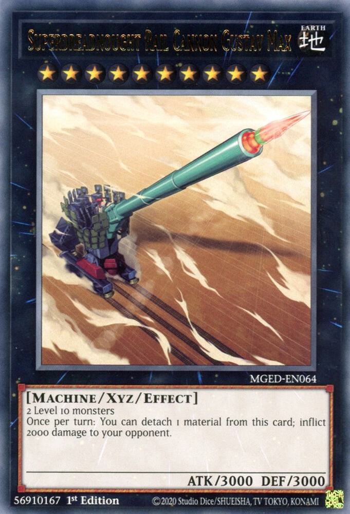 Superdreadnought Rail Cannon Gustav Max [MGED-EN064] Rare