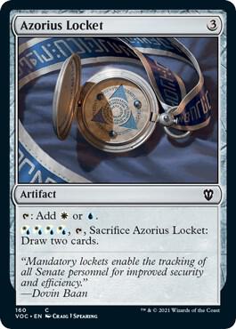 Azorius Locket [Innistrad: Crimson Vow Commander]