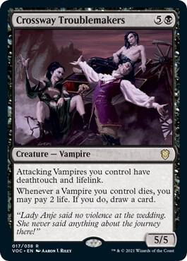 Crossway Troublemakers [Innistrad: Crimson Vow Commander]