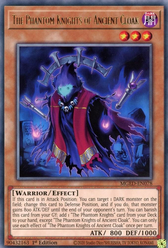 The Phantom Knights of Ancient Cloak [MGED-EN078] Rare