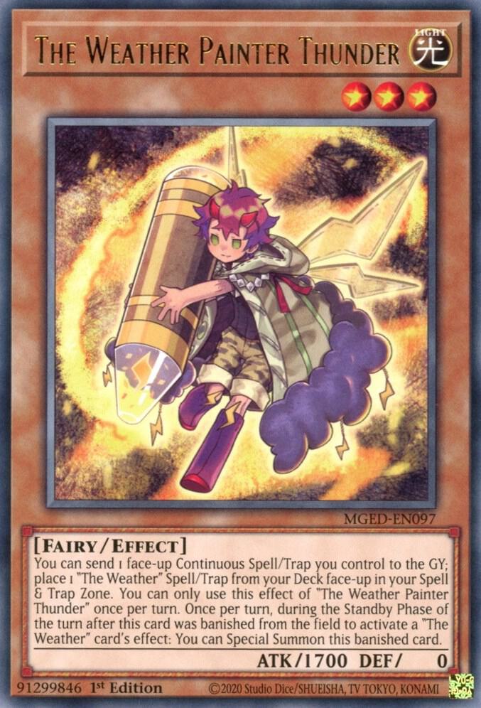 The Weather Painter Thunder [MGED-EN097] Rare