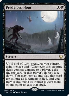Predators' Hour [Innistrad: Crimson Vow Commander]
