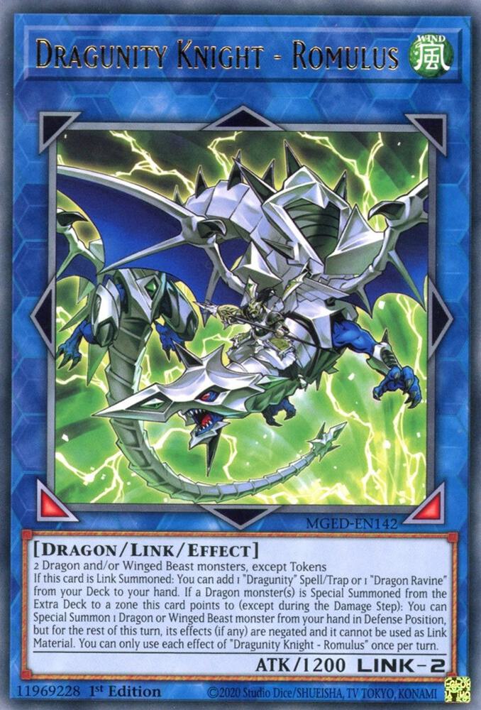 Dragunity Knight - Romulus [MGED-EN142] Rare