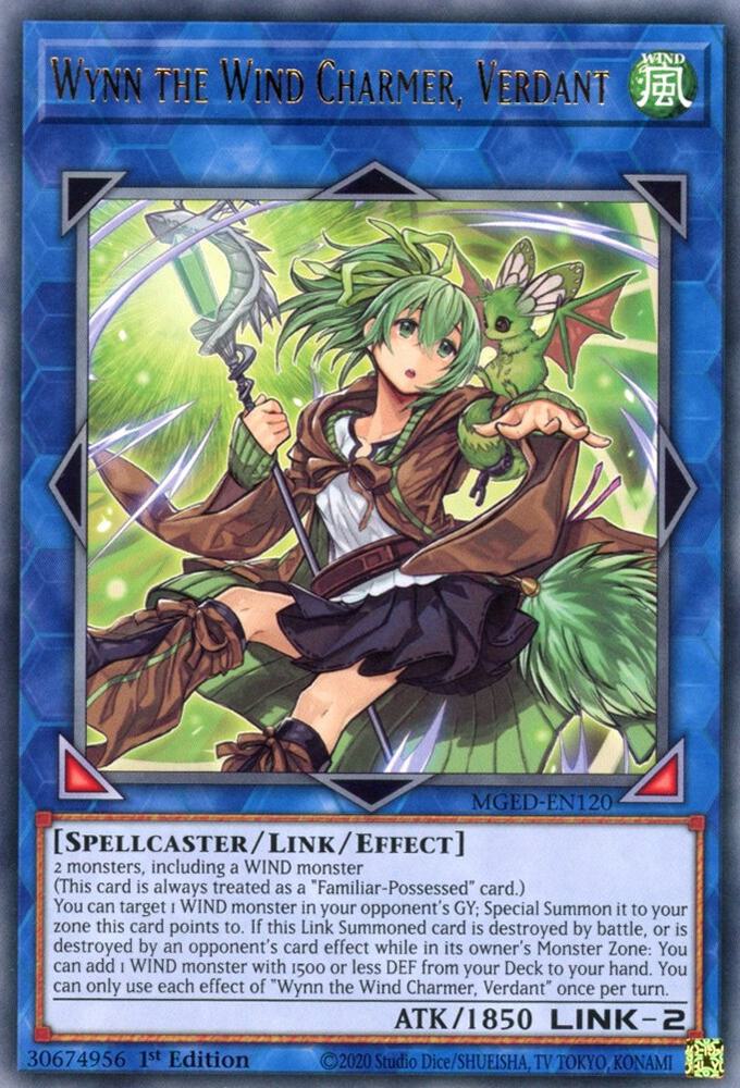 Wynn the Wind Charmer, Verdant [MGED-EN120] Rare