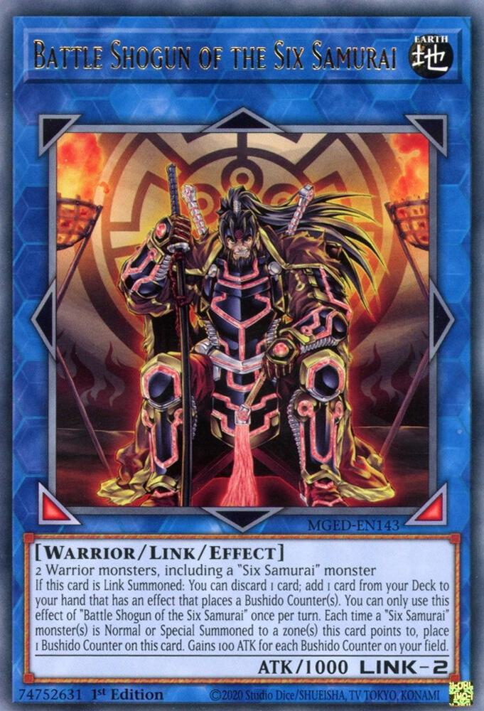 Battle Shogun of the Six Samurai [MGED-EN143] Rare