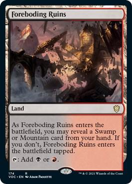Foreboding Ruins [Innistrad: Crimson Vow Commander]