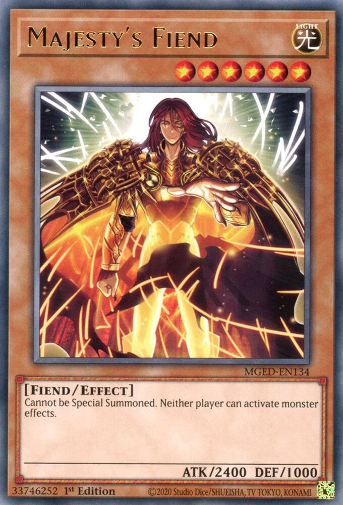 Majesty's Fiend [MGED-EN134] Rare