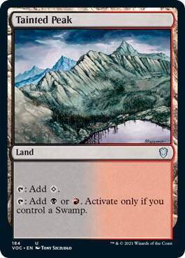 Tainted Peak [Innistrad: Crimson Vow Commander]