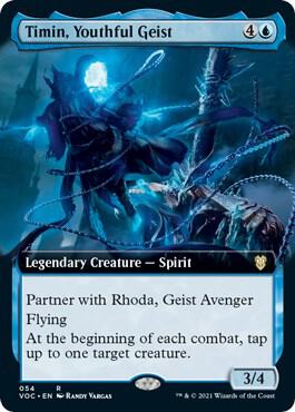 Timin, Youthful Geist (Extended Art) [Innistrad: Crimson Vow Commander]