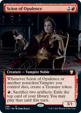 Scion of Opulence (Extended Art) [Innistrad: Crimson Vow Commander]