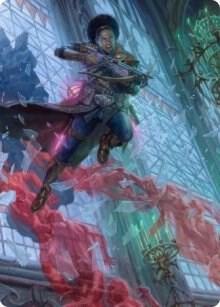 Kaya, Geist Hunter Art Card [Innistrad: Crimson Vow Art Series]