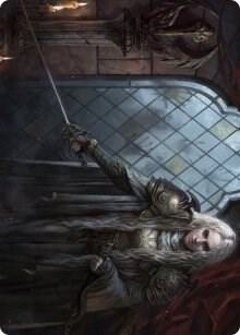Thalia, Guardian of Thraben Art Card [Innistrad: Crimson Vow Art Series]