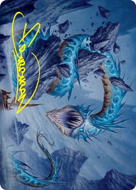 Biolume Serpent Art Card (Gold-Stamped Signature) [Innistrad: Crimson Vow Art Series]