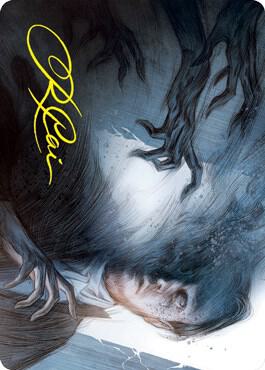 Dread Fugue Art Card (Gold-Stamped Signature) [Innistrad: Crimson Vow Art Series]
