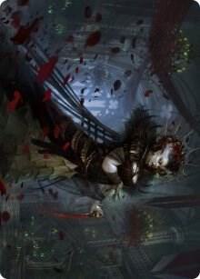 Falkenrath Forebear Art Card [Innistrad: Crimson Vow Art Series]