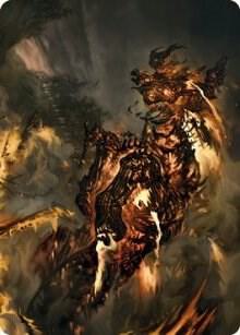 Pyre Spawn Art Card [Innistrad: Crimson Vow Art Series]