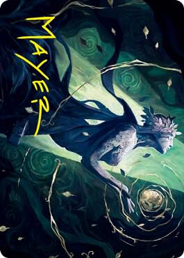 Nature's Embrace Art Card (Gold-Stamped Signature) [Innistrad: Crimson Vow Art Series]