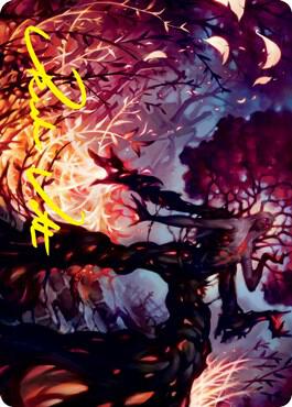 Splendid Reclamation Art Card (Gold-Stamped Signature) [Innistrad: Crimson Vow Art Series]