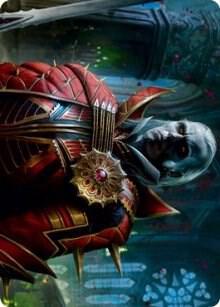 Edgar, Charmed Groom 2 Art Card [Innistrad: Crimson Vow Art Series]