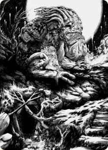 Grolnok, the Omnivore Art Card [Innistrad: Crimson Vow Art Series]