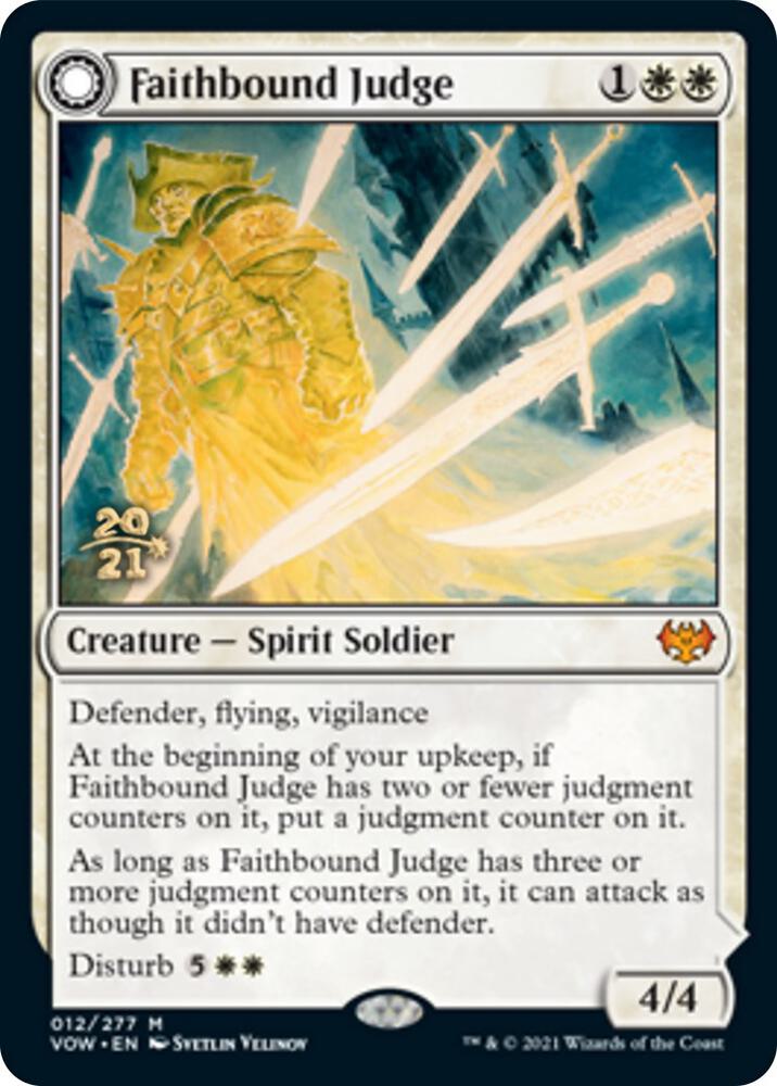 Faithbound Judge // Sinner's Judgment [Innistrad: Crimson Vow Prerelease Promos]