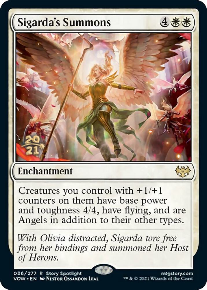 Sigarda's Summons [Innistrad: Crimson Vow Prerelease Promos]
