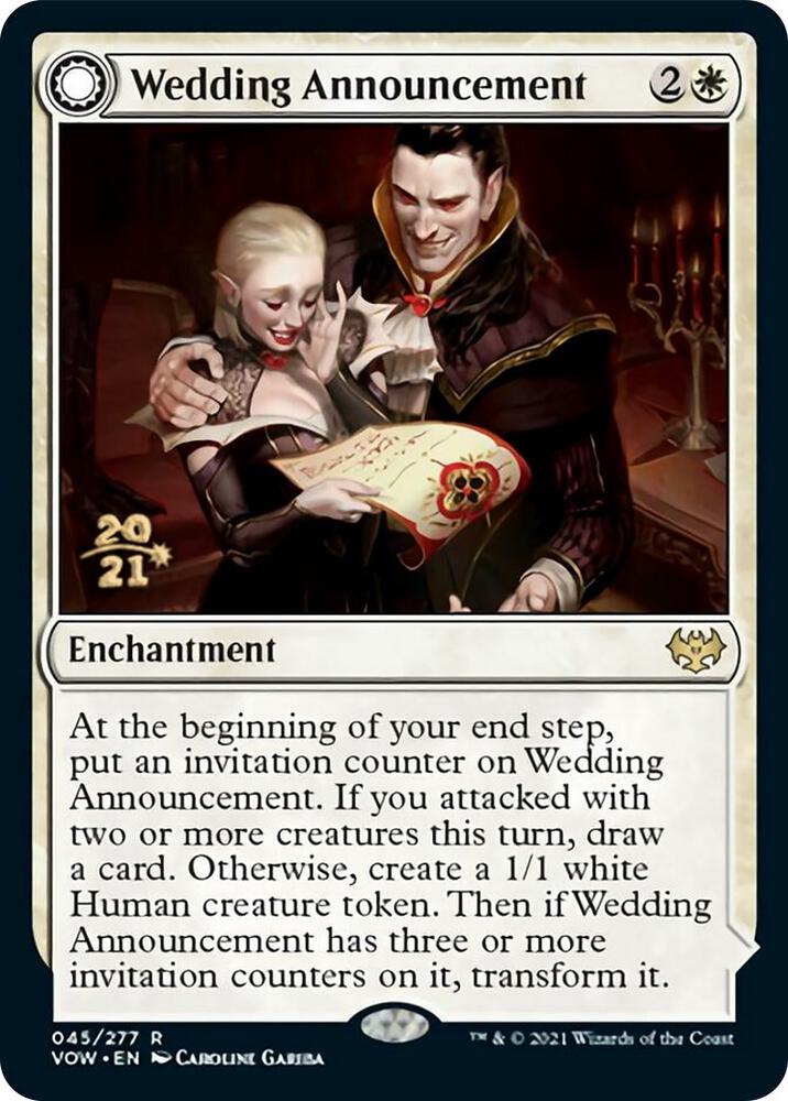 Wedding Announcement // Wedding Festivity [Innistrad: Crimson Vow Prerelease Promos]