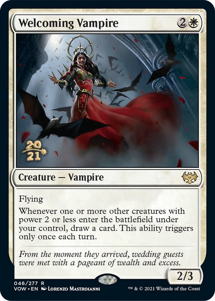 Welcoming Vampire [Innistrad: Crimson Vow Prerelease Promos]