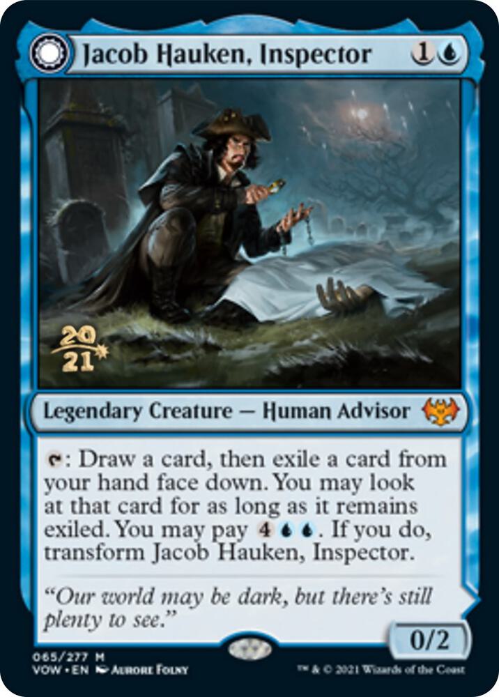 Jacob Hauken, Inspector // Hauken's Insight [Innistrad: Crimson Vow Prerelease Promos]
