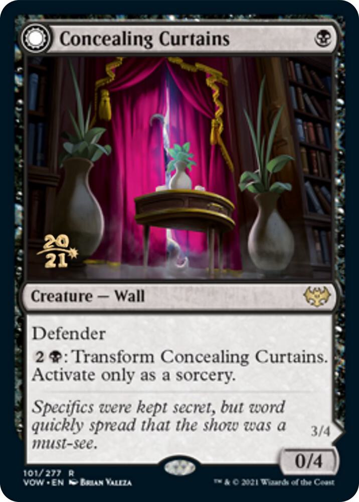 Concealing Curtains // Revealing Eye [Innistrad: Crimson Vow Prerelease Promos]