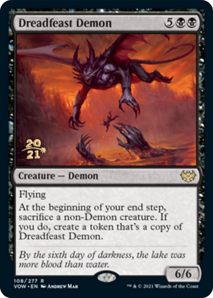 Dreadfeast Demon [Innistrad: Crimson Vow Prerelease Promos]