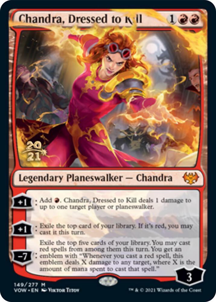Chandra, Dressed to Kill [Innistrad: Crimson Vow Prerelease Promos]