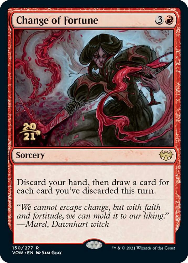 Change of Fortune [Innistrad: Crimson Vow Prerelease Promos]