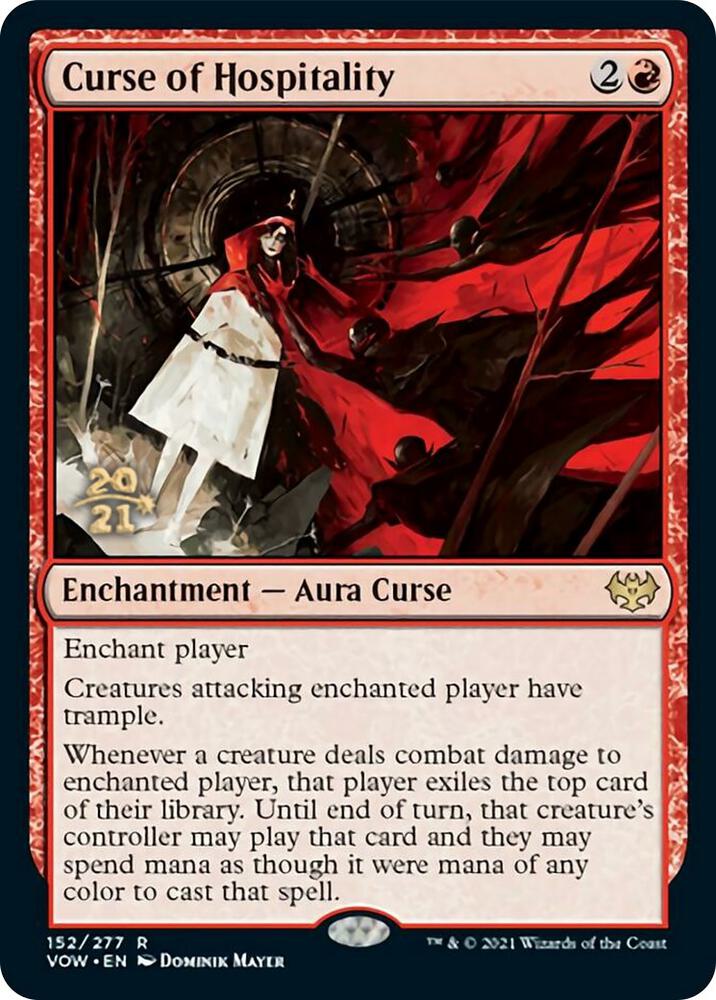Curse of Hospitality [Innistrad: Crimson Vow Prerelease Promos]