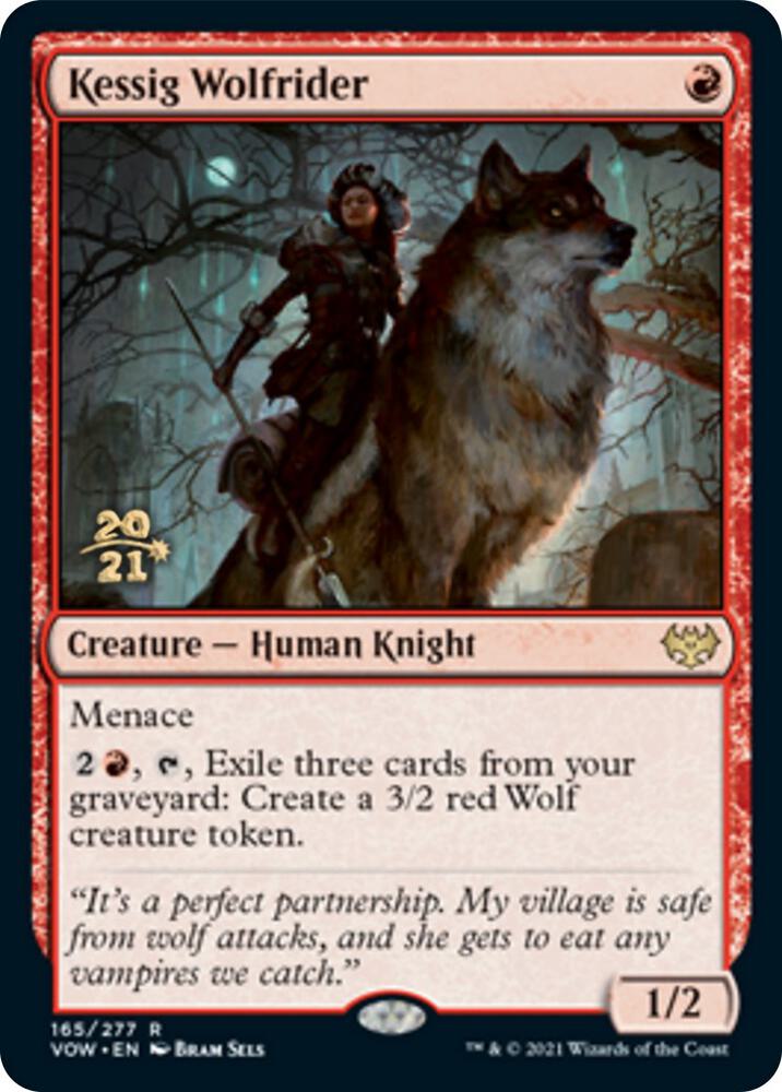 Kessig Wolfrider [Innistrad: Crimson Vow Prerelease Promos]