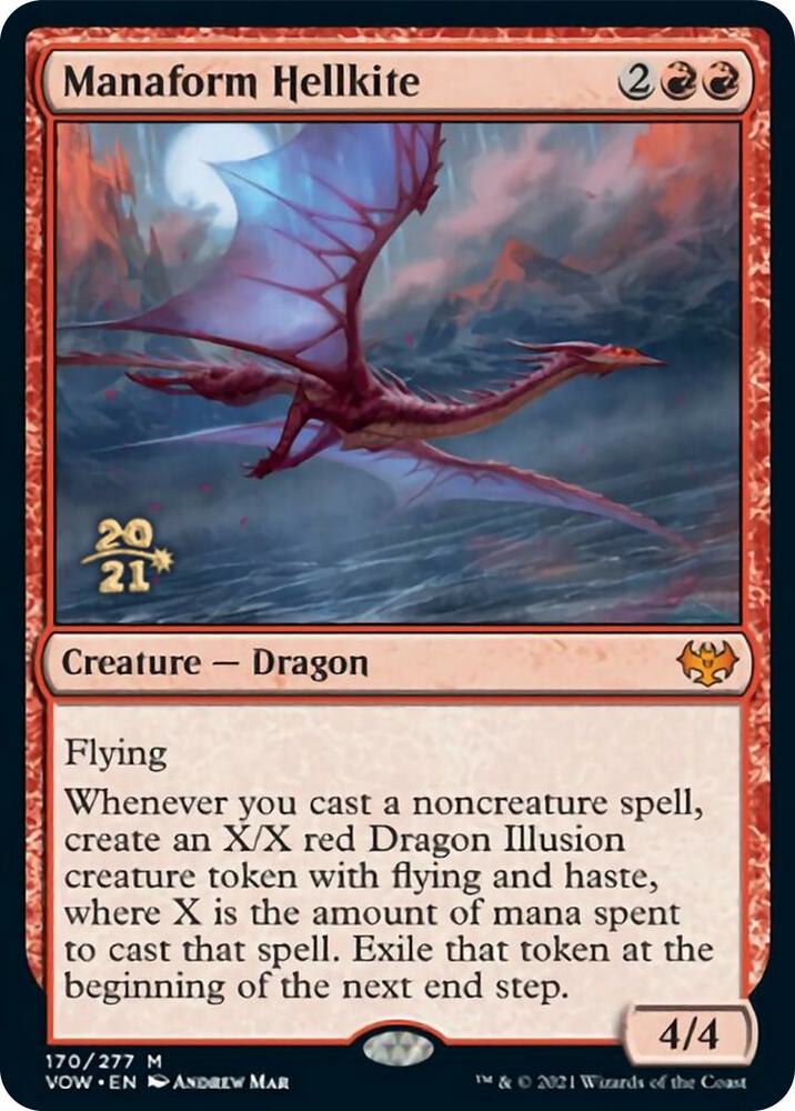 Manaform Hellkite [Innistrad: Crimson Vow Prerelease Promos]