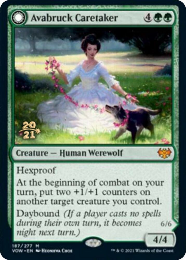 Avabruck Caretaker // Hollowhenge Huntmaster [Innistrad: Crimson Vow Prerelease Promos]