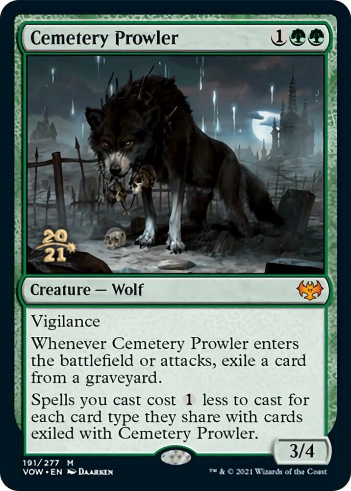 Cemetery Prowler [Innistrad: Crimson Vow Prerelease Promos]