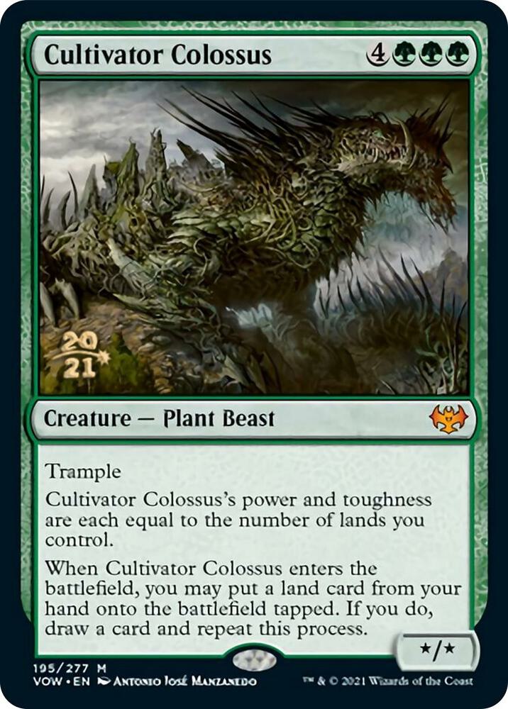 Cultivator Colossus [Innistrad: Crimson Vow Prerelease Promos]