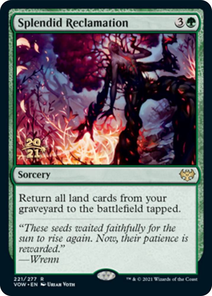 Splendid Reclamation [Innistrad: Crimson Vow Prerelease Promos]
