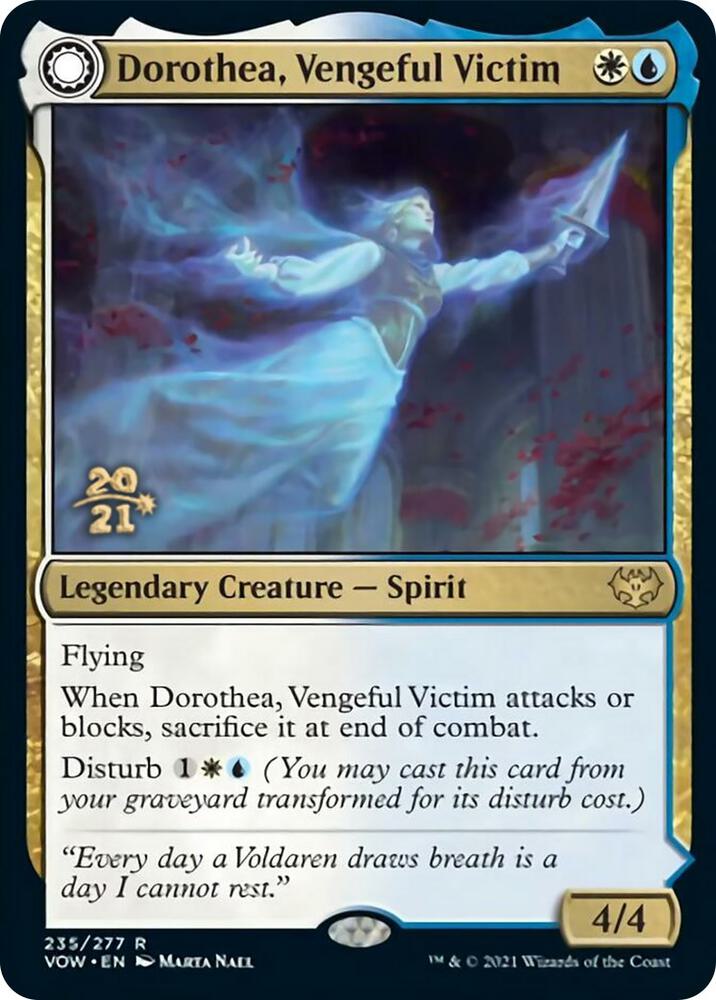 Dorothea, Vengeful Victim // Dorothea's Retribution [Innistrad: Crimson Vow Prerelease Promos]